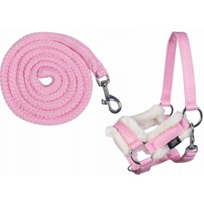 Ohlávka s vodítkem pro Hobby horse HKM pink – Zboží Dáma