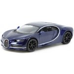Bburago Plus Bugatti Chiron modrá 1:32 – Zboží Mobilmania