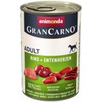 Animonda GranCarno Adult Beef a kachní Hearts 6 x 400 g – Hledejceny.cz