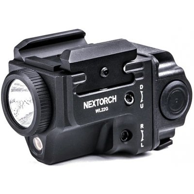 Nextorch WL22R dobíjecí taktická svítilna s railem 650 lm, červený laser – Sleviste.cz