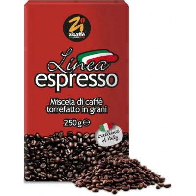 Zicaffè Linea Espresso zrnková 250 g – Hledejceny.cz