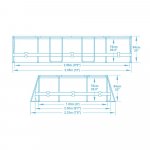 Bestway Power Steel Frame 3,05 x 2 x 0,84 m 5614A – HobbyKompas.cz