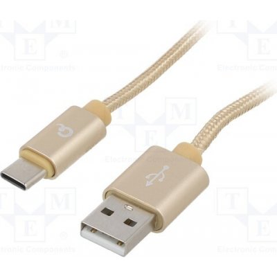 Gembird CCB-MUSB2B-AMCM-6-G USB 2.0, USB A vidlice, USB C vidlice, zlacený, 1,8m; zlatý – Zbozi.Blesk.cz