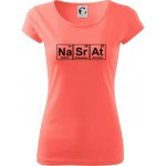 Periodická tabulka Nasrat Dámské triko Pure Korálová – Zboží Dáma