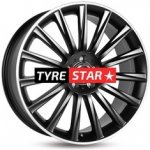 Keskin KT18 7x17 5x108 ET48 matt black polished – Hledejceny.cz