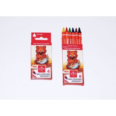 Koh-i-noor Voskovky 8271/6 trojhranné tenké 6 ks – Sleviste.cz