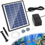 Fapiere Solární provzdušňovač jezírka – 6 W, až 1,2 l/min výkon, bezdrátový provoz – Zboží Dáma