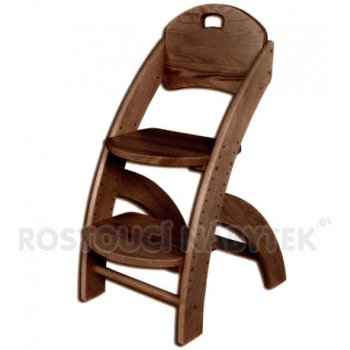 Drewmax KT201-Dřevěná rostoucí židle ořech od 2 033 Kč - Heureka.cz