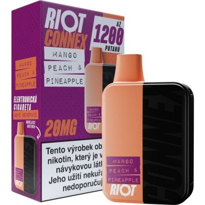 Riot Connex Kit Mango Peach Pineapple 10 mg 1200 potáhnutí 1 ks – Hledejceny.cz
