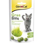 Gimcat Gras Bits tablety s kočicí trávou 40 g