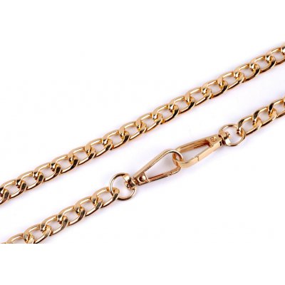 Prima-obchod Řetízek na kabelky a mobilní telefony s karabinou délka 120 cm, barva zlatá klasik – Sleviste.cz