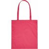 Nákupní taška a košík Printwear Bavlněná nákupní taška s dlouhými uchy, růžová electric, 38x42 cm