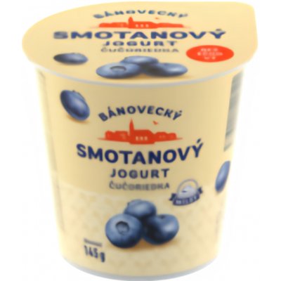 Milsy Bánovecký smetanový jogurt borůvka 145 g – Hledejceny.cz