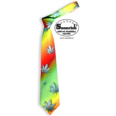 Soonrich kravata zelená konopí kor001