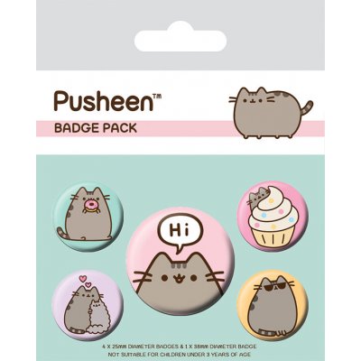 Pyramid International Odznáčky Pusheen Hi 5 ks – Sleviste.cz