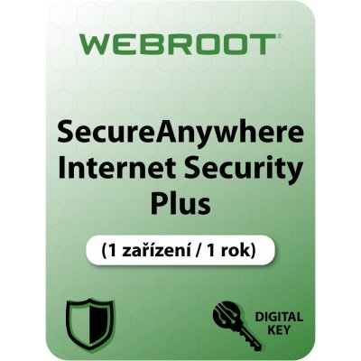 Webroot SecureAnywhere Internet Security Plus EU 1 lic. 1 rok (WSAISP1-1EU) – Hledejceny.cz