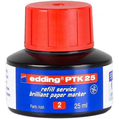 Edding HTK25 náhradní inkoust červený