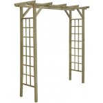 Pergola zahradní ASKO Holly 210 x 72 x 214 cm dřevěná – Zboží Mobilmania