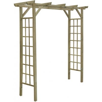 Pergola zahradní ASKO Holly 210 x 72 x 214 cm dřevěná – Sleviste.cz