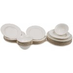 ASIR Porcelánová jídelní souprava RICE GOLD bílá zlatá 24 ks – Zboží Mobilmania