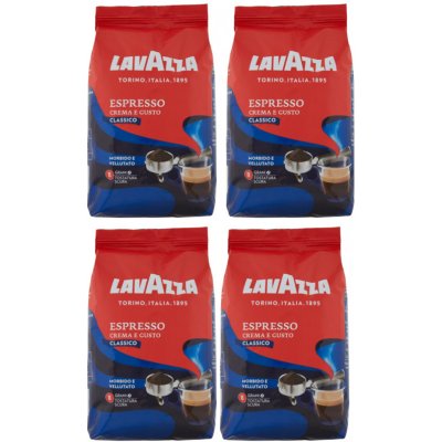 Lavazza Espresso Crema e Gusto Classico 4 x 1 kg – Zbozi.Blesk.cz