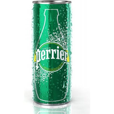 Perrier Mineral voda perlivá Plech 250 ml – Zbozi.Blesk.cz