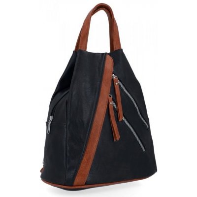 Herisson dámská kabelka batůžek černá 1502H301 – Zboží Mobilmania