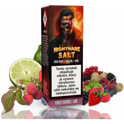 Nightmare Salt - Forest Berries Lime 10 ml 18 mg – Zboží Mobilmania