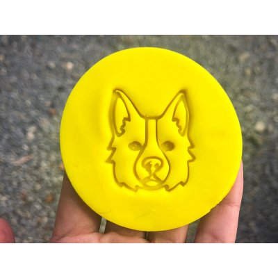 TVOŘÍTKO Border Kolie II - razítko Rozměr: 5 cm, + Vykrajovátko: Ano – Hledejceny.cz