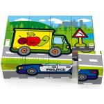Teddies Kostky kubus Moje první auta 12 ks – Zboží Mobilmania