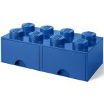 LEGO® Úložný box 250 x 502 x 181 se šuplíky tmavě modrá – Sleviste.cz