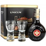 Zwack Unicum 40% 0,5 l (dárkové balení 2 sklenice) – Sleviste.cz