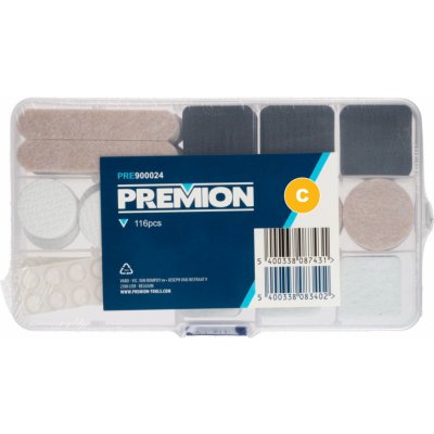 Samolepící plstěné podložky pod nábytek 116ks PREMION PRE900024 – Zboží Mobilmania