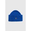 Čepice Tommy Hilfiger Čepice Evening Beanie AW0AW15319 Modrá