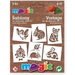Papírové šablony MAGIC sada C1 Malá zvířata – Hledejceny.cz