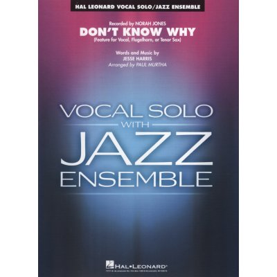 Don't Know Why Vocal Solo with Jazz Ensemble partitura + party