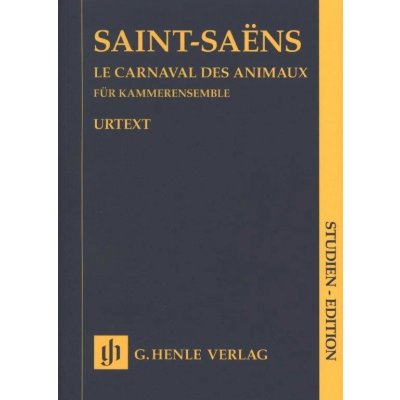 Camille Saint-Saens The Carnival of the Animals noty partitura – Zbozi.Blesk.cz