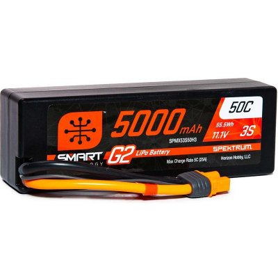 Spektrum Smart G2 LiPo 3S 50C Hardcase IC3 Plug 11.1 V 5000 mAh