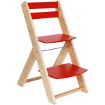 Posedo Rostoucí židle pro školáky Vendy lak / červená – Hledejceny.cz