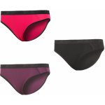 Sensor Double Face 3Pack dámské kalhotky černá lilla magenta – Zboží Dáma
