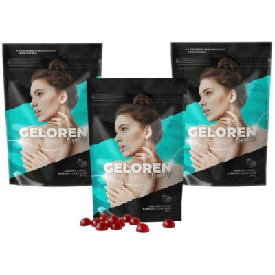 Geloren Beauty příchuť lesní směs 3 x 90 želé tablet – Hledejceny.cz