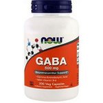 Now Foods Gaba Kyselina Gama Aminomáselná 500 mg 200 veg kapslí – Hledejceny.cz