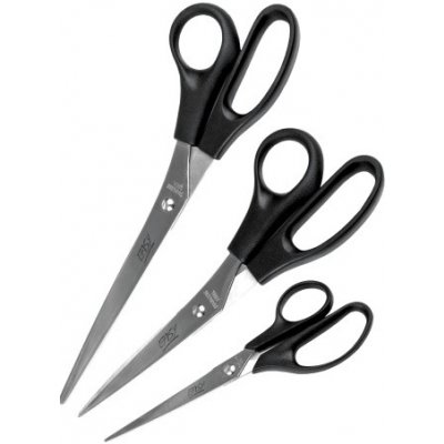 Kancelářské nůžky 15cm - černé - 1ks/bal – Zboží Mobilmania