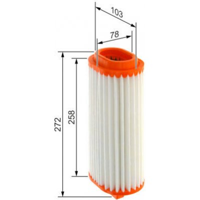 Vzduchový filtr BOSCH F 026 400 578 – Hledejceny.cz