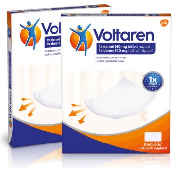 VOLTAREN 140 MG LÉČIVÁ NÁPLAST 140MG EMP MED 5 + VOLTAREN 140 MG LÉČIVÁ NÁPLAST 140MG EMP MED 5