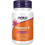 Now Vitamin A D 10 000 400 IU 100 softgel kapslí – Hledejceny.cz