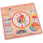 Bigjigs Kalendář s hodinami – Zboží Mobilmania