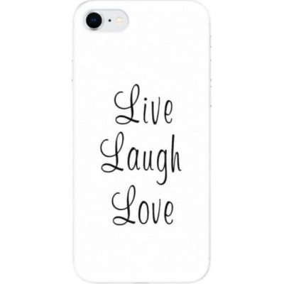 Pouzdro iSaprio Live Laugh Love Apple iPhone SE 2020
