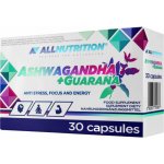 Allnutrition Ashwagandha + Guarana 30 kapslí – Hledejceny.cz