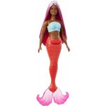 BARBIE syrenka červený ocas tmavě růžové vlasy HRR04 – Zboží Dáma BARBIE syrenka červený ocas tmavě růžové vlasy HRR04 – Zboží Dáma